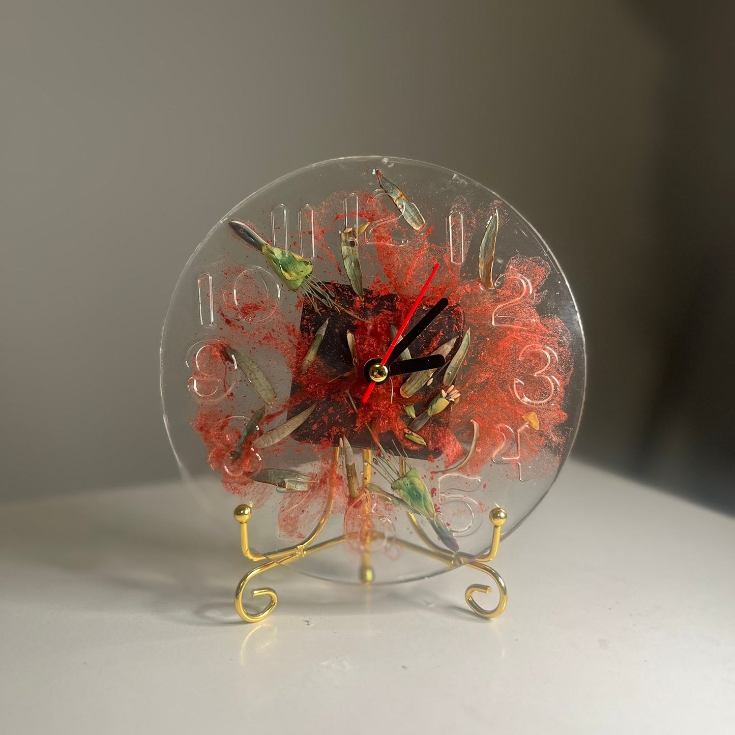 Horloges Décoration Fleurs